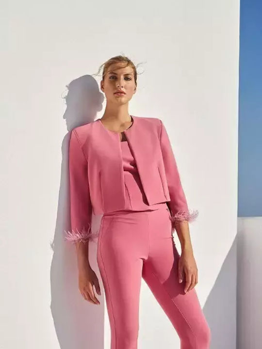 Desiree Kurz Damen Blazer Rosa