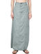 Crossley High Waist Maxi Skirt in Green color