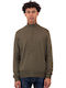 Men's Knitted Cardigan Green