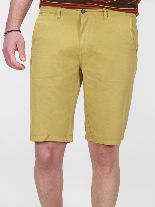 Lexton Men's Chino Shorts Yellow