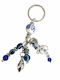 Kostibas Fashion Metallic Eye Keychain Blue