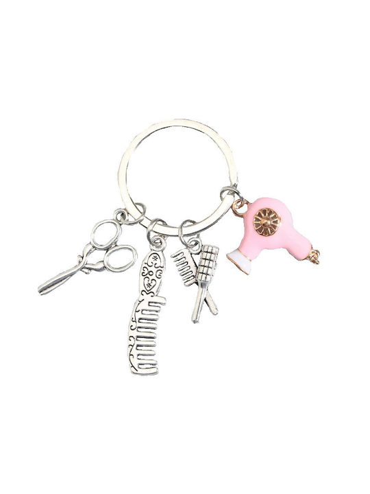 Tatu Moyo Handmade Keychain Metallic Pink