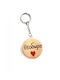 Wooden Art Handmade Keychain Wooden