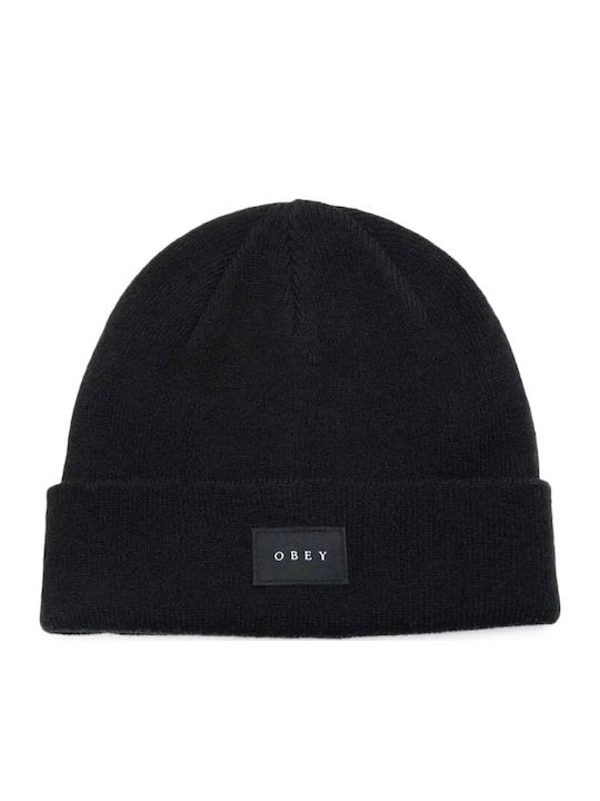 Knitted Beanie Cap Black