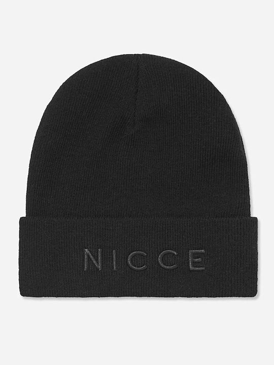 Nicce London Beanie Unisex Beanie Gestrickt in Schwarz Farbe