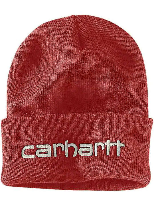 Carhartt HAT Ribbed Beanie Cap Red