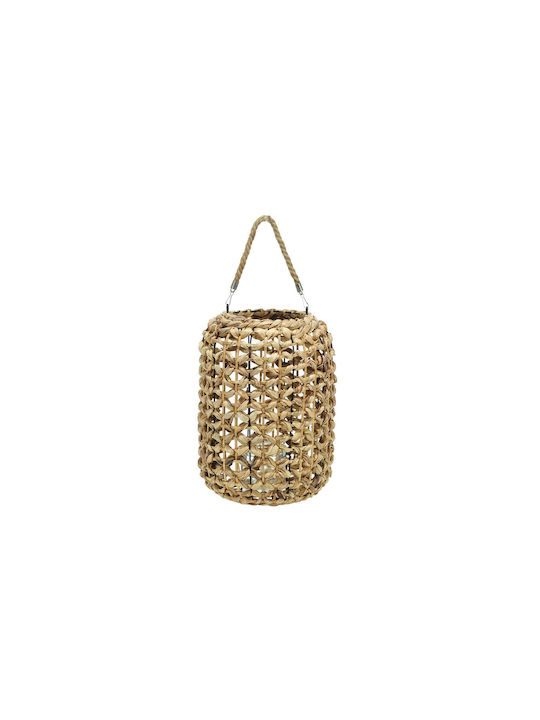 General Trade Wooden Lantern Beige 29x29x39cm