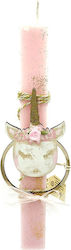 Easter Candle Flat Pink