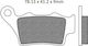 Artrax Motorcycle Brake Pads for Aprilia Shiver / Dorsoduro Ktm SMC / DUKE / LC2 / LC4 Yamaha MT-03 / XT
