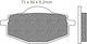 Artrax Motorcycle Pads for Yamaha TT / DT / XC / XT