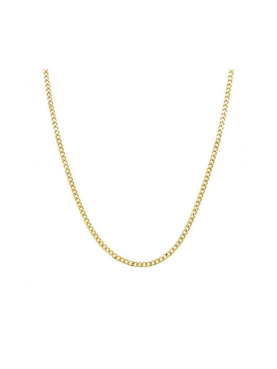 Xryseio Goldene Kette Nacken 14K mit einer Länge von 45cm