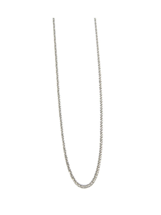 Dimiourgiko Vildiridis White Gold Chain Neck 14K Length 50cm