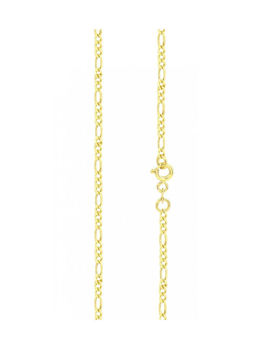 Mertzios.gr Gold Chain Neck 9K Thin Thickness 1.8mm and Length 50cm