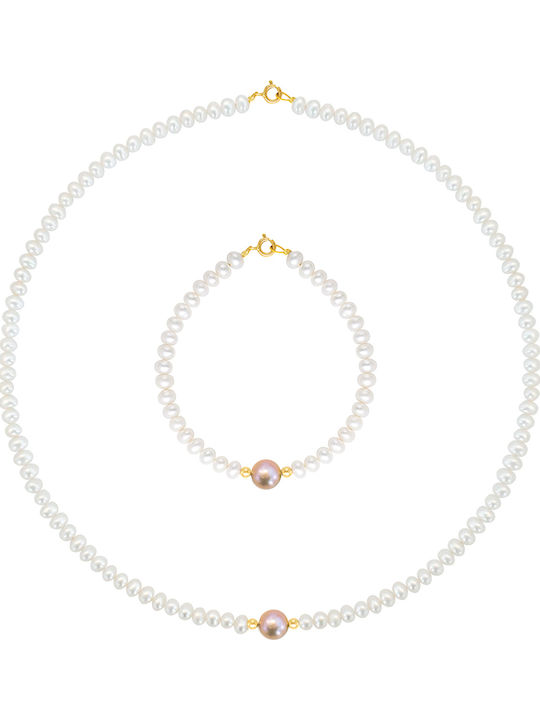 Margaritari Set with Necklace & Bracelet from G...