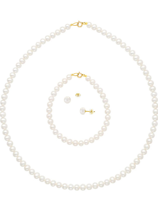 Margaritari Set with Necklace , Earrings & Brac...