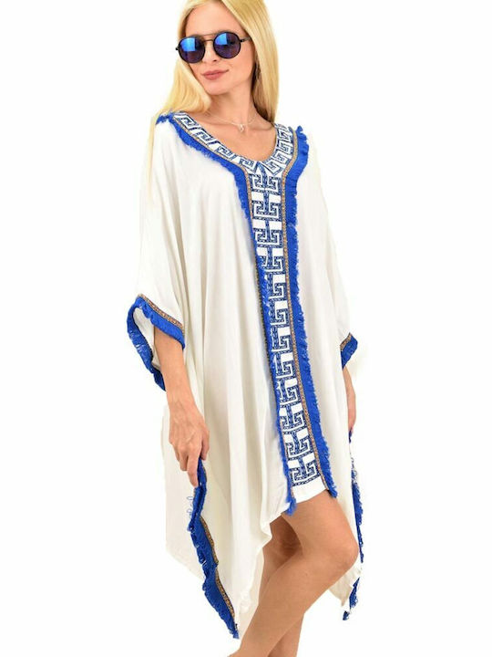 Potre Blue Beachwear Caftan