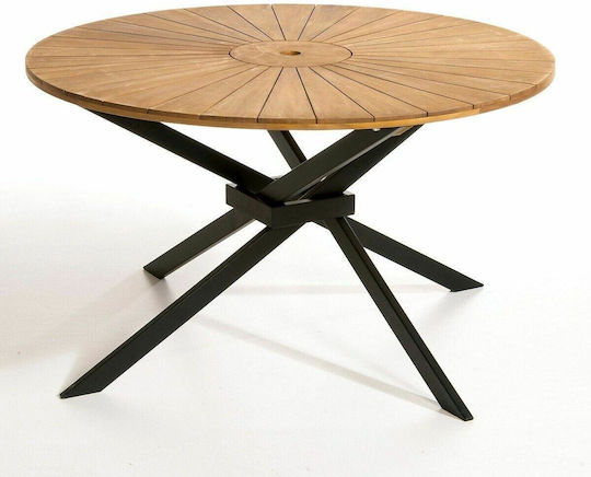Masă Exterioră Din Salcâm Jakta 134x130x75cm