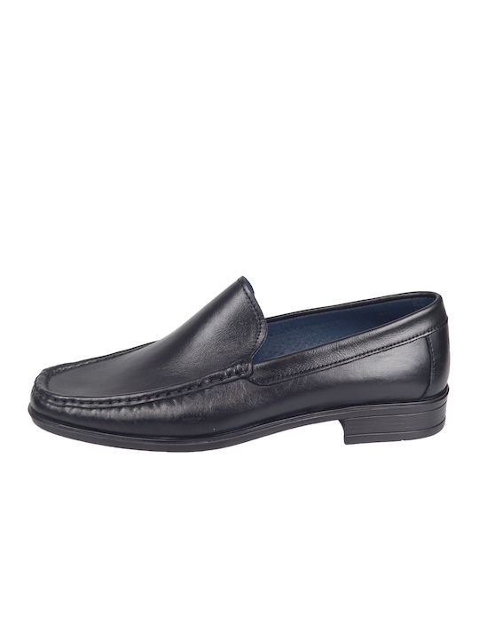 Verraros Men's Leather Moccasins Black