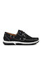 Wildleder Herren Mokassins in Schwarz Farbe