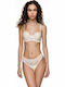 Miss Rosy Lace Underwear Set with Bra & String White