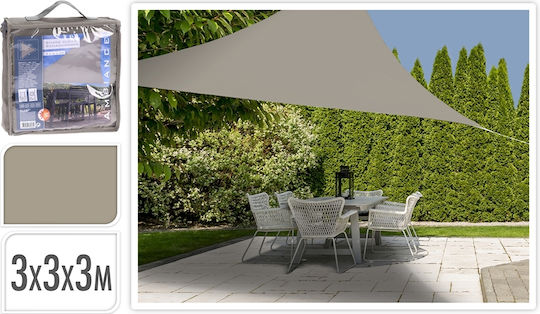 Koopman Platz Sonnensegel Beige 3x3m