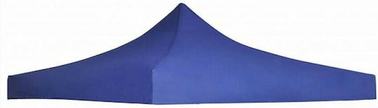 Mega Bazaar Κάλυμμα για Κιόσκι Μπλε με Επίστρωση PVC 3x3m