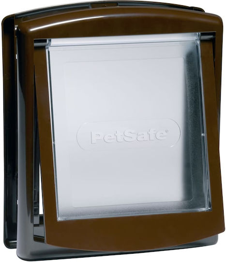 Pet Safe Staywell Πόρτα Σκύλου & Γάτας από Πλαστικό σε Καφέ Χρώμα 17.8 x 15.2εκ.
