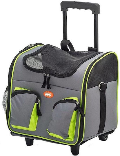 Pawise Trolley für Hunde / Katzen Grün L37xB33xH27cm.