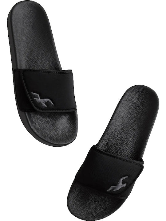 Hollister Men's Slides Black