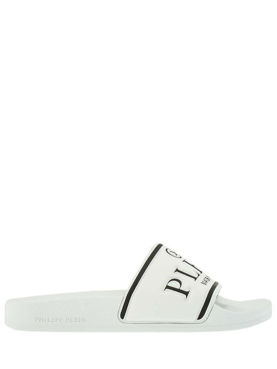 Philipp Plein Herren-Flip-Flops Weiß