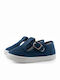 Kids Ballerinas with Adjustable Metal Clasp Blue