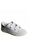 Παιδικά Sneakers με Σκρατς Λευκά