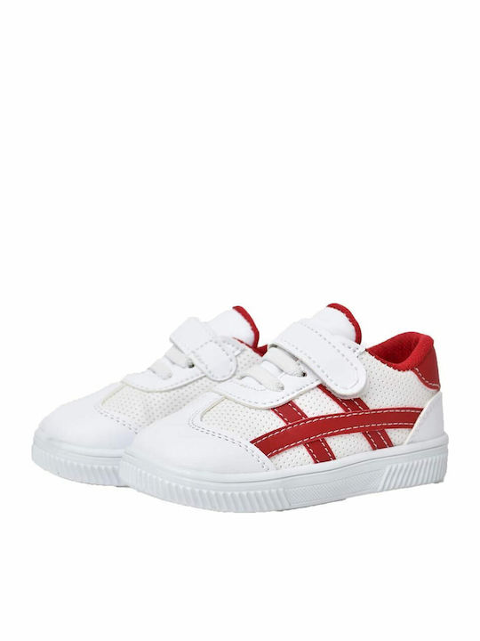 Potre Παιδικά Sneakers με Σκρατς Λευκά