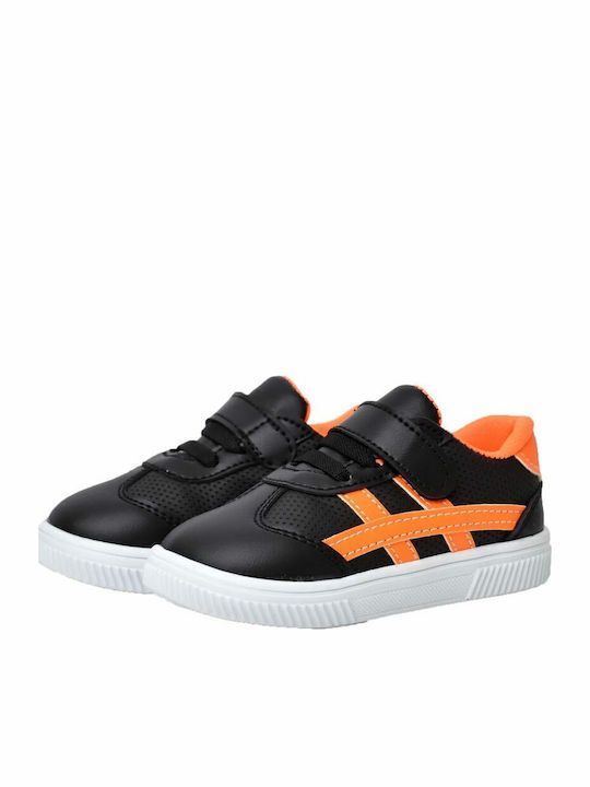Potre Παιδικά Sneakers με Σκρατς Μαύρα