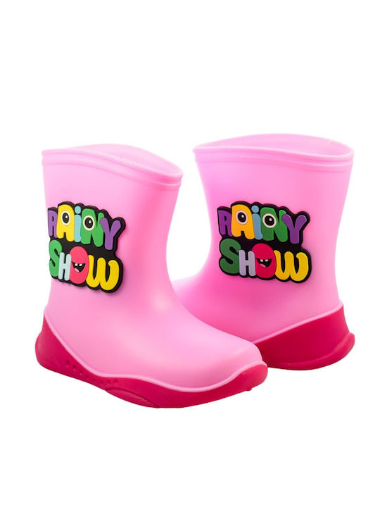 Yfantidis Kids Wellies Pink