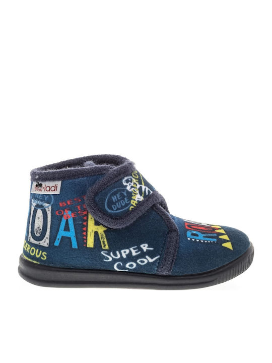 Kids Slippers Boots Blue
