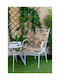 Be Comfy Wasserdichtes Gartenstuhlkissen mit Rückenlehne Bogen Orange 42x42cm
