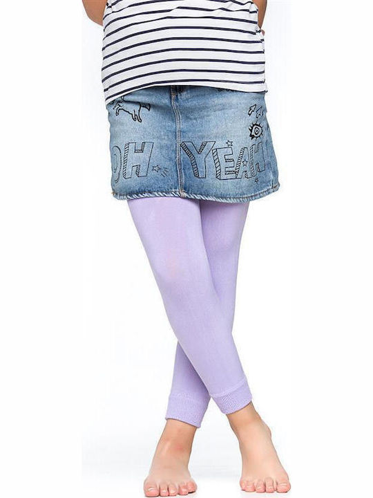 Inizio Kinder Leggings Lang Flieder