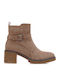 Wildleder Stiefeletten Damen Braun