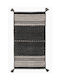 Koulis Carpets Summer Cotton Bedroom Rugs Set Gray 0018-00008-070 3pcs
