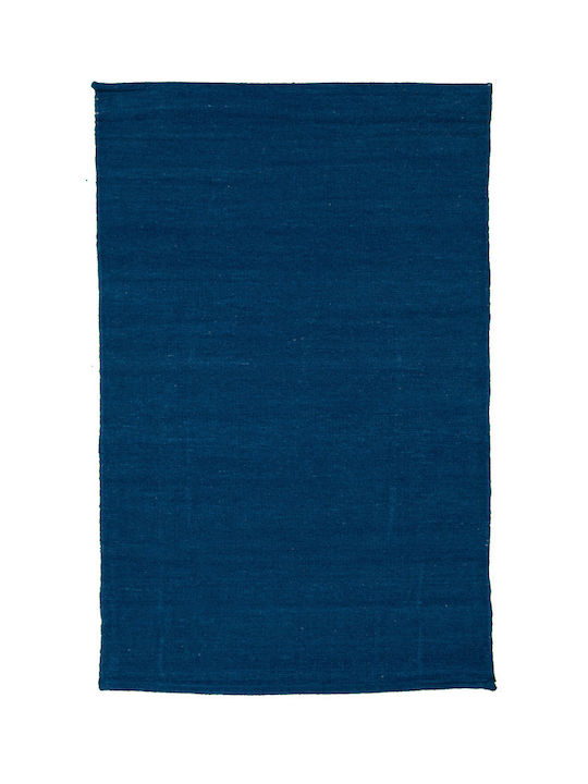 Koulis Carpets Summer Cotton Bedroom Rugs Set Blue 0018-00036-070 3pcs