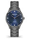 Kenneth Cole LADIES CRYSTALS Women's Watch with Black Metal Bracelet