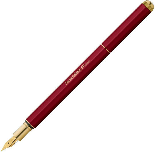 Kaweco Collection Special Füllfederhalter Medium Rote Feder aus Aluminium mit Blauer Tintenfarbe