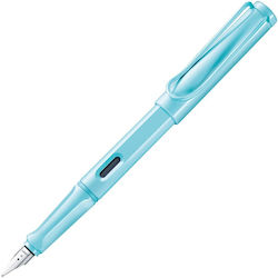 Lamy Safari Writing Pen Fine Blue made of Plastic with Blue Ink