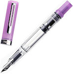 Twsbi Writing Pen Fine Purple made of Plastic with Purple Ink