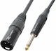 Power Dynamics XLR male to 6.3mm male 1.5m Cabl...