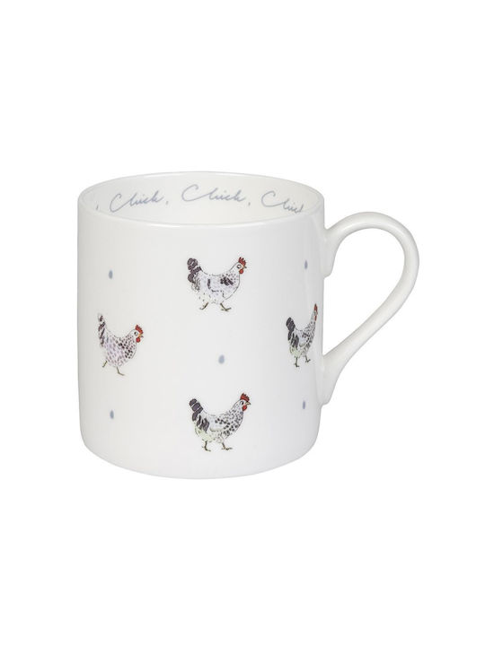 Sophie Allport Porcelain Cup Gray 425ml