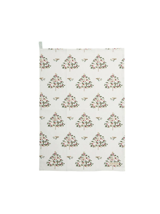 Sophie Allport Tea Towel made of 100% Cotton in Ecru Color 45x65cm 1pcs