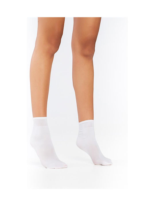 Inizio MICROFIBRA Women's Socks 50 Den White