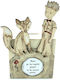 LiebeQueen Children's Money Box Wooden Beige 9x6x17.5cm